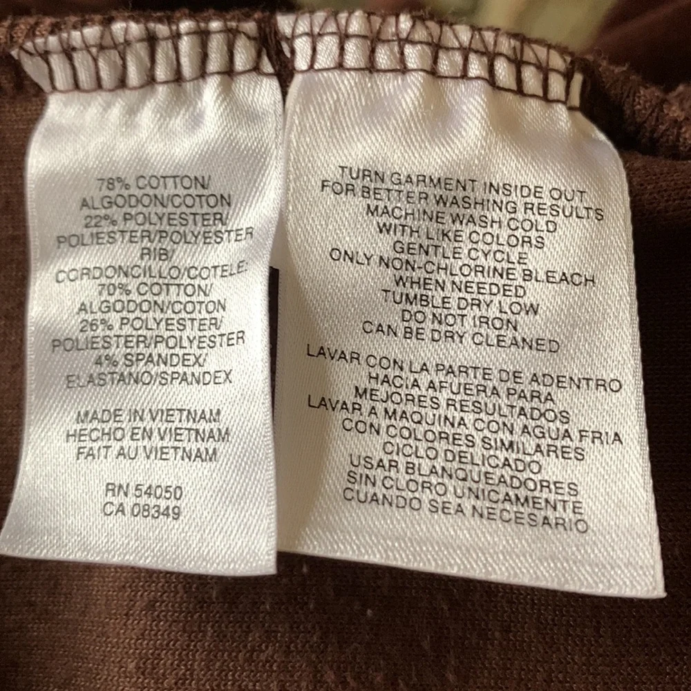 Jones New York cotton velvets blazer. - Picture 8 of 8